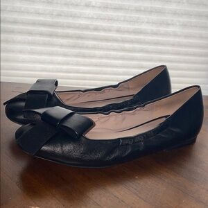Stuart Weitzman Black Ballet Flats